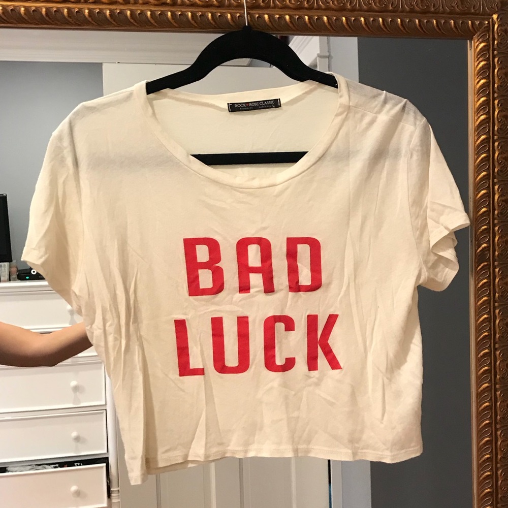 Bad luck crop top